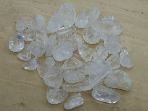 Bergkristall Trommelstein, 200 g Pack., Brasilien